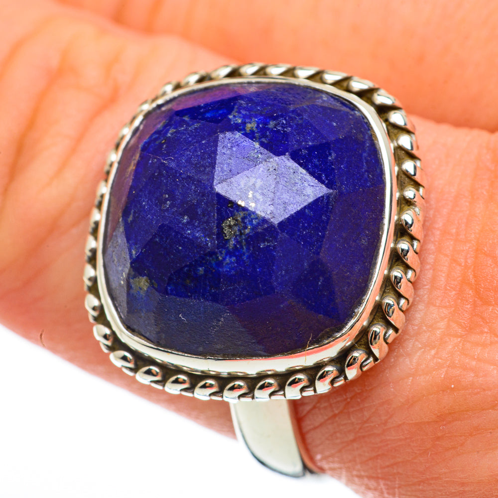 Lapis Lazuli Rings handcrafted by Ana Silver Co - RING60358