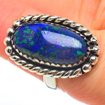 Azurite Rings handcrafted by Ana Silver Co - RING60359