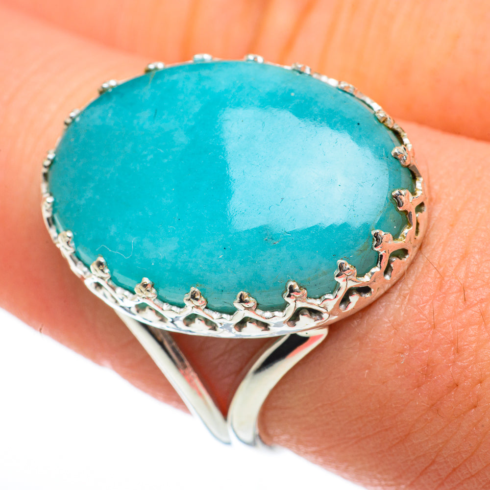 Larimar Rings handcrafted by Ana Silver Co - RING60360