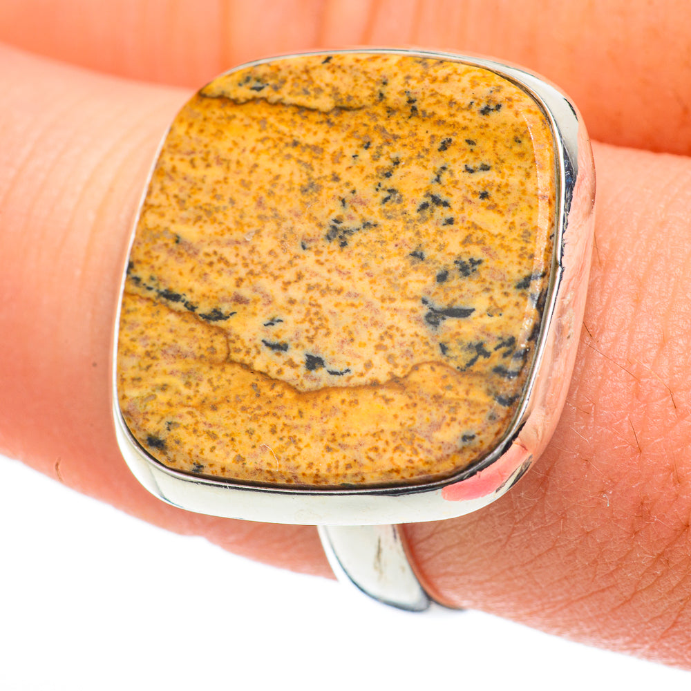 Picture Jasper Rings handcrafted by Ana Silver Co - RING60365