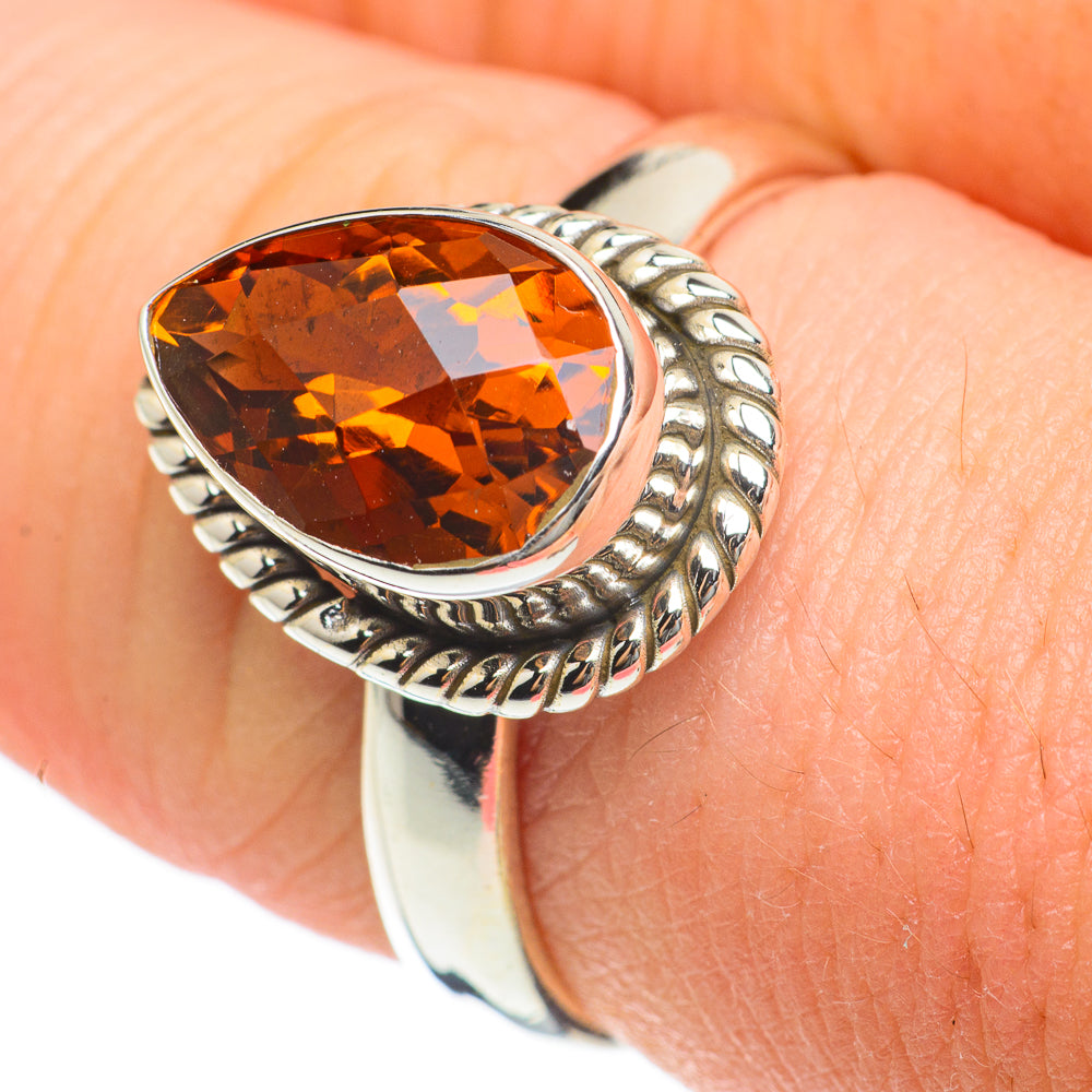 Citrine Rings handcrafted by Ana Silver Co - RING60367
