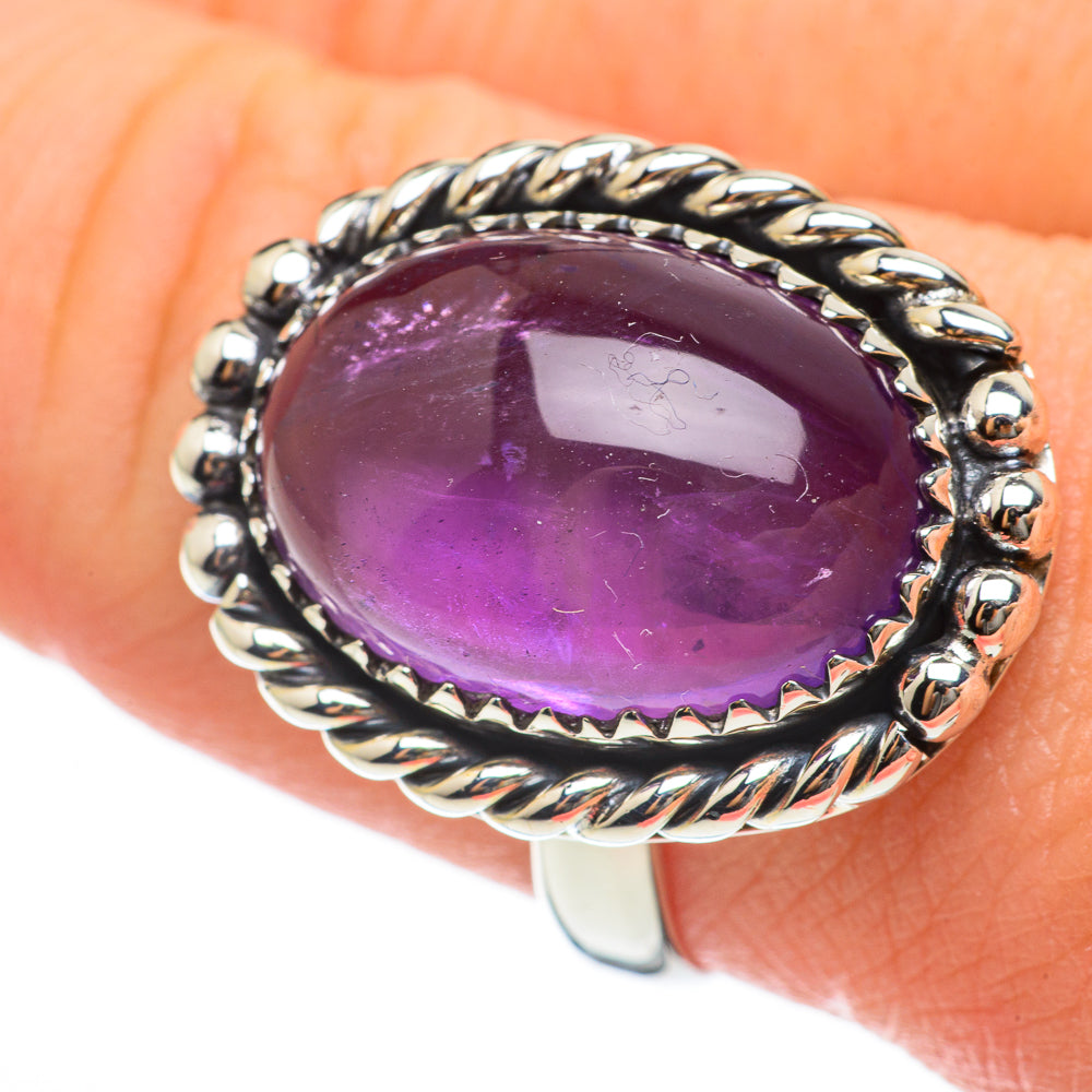 Amehtyst Rings handcrafted by Ana Silver Co - RING60374