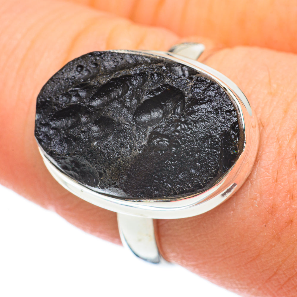 Tektite Rings handcrafted by Ana Silver Co - RING60378