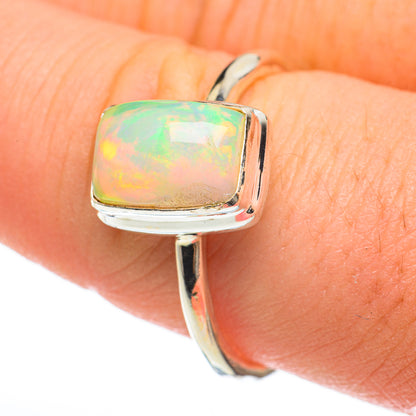 Ethiopian Opal Rings handcrafted by Ana Silver Co - RING60384