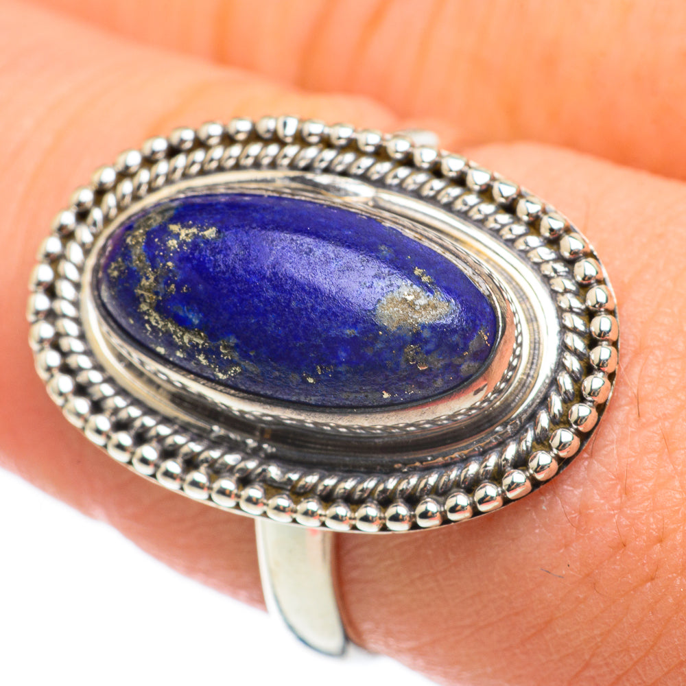 Lapis Lazuli Rings handcrafted by Ana Silver Co - RING60388