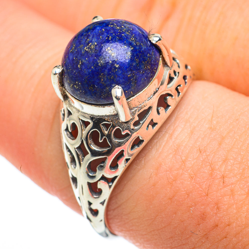 Lapis Lazuli Rings handcrafted by Ana Silver Co - RING60391