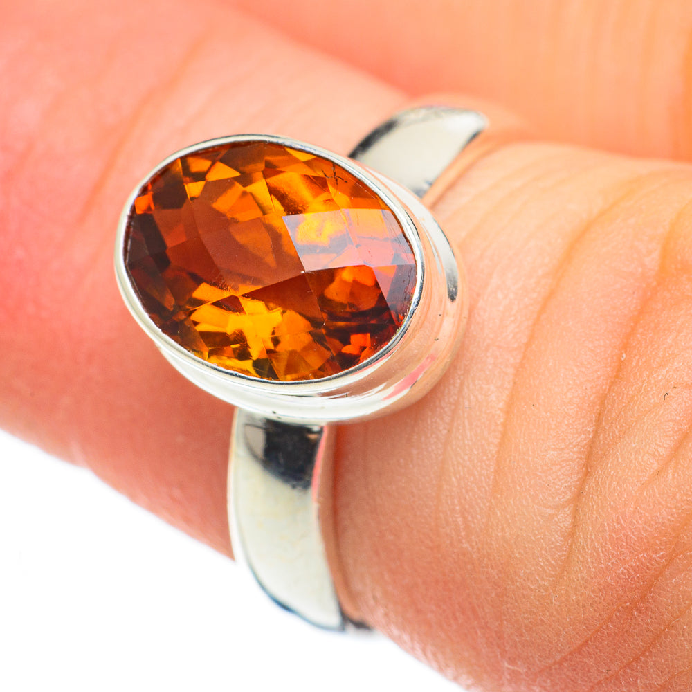 Citrine Rings handcrafted by Ana Silver Co - RING60397