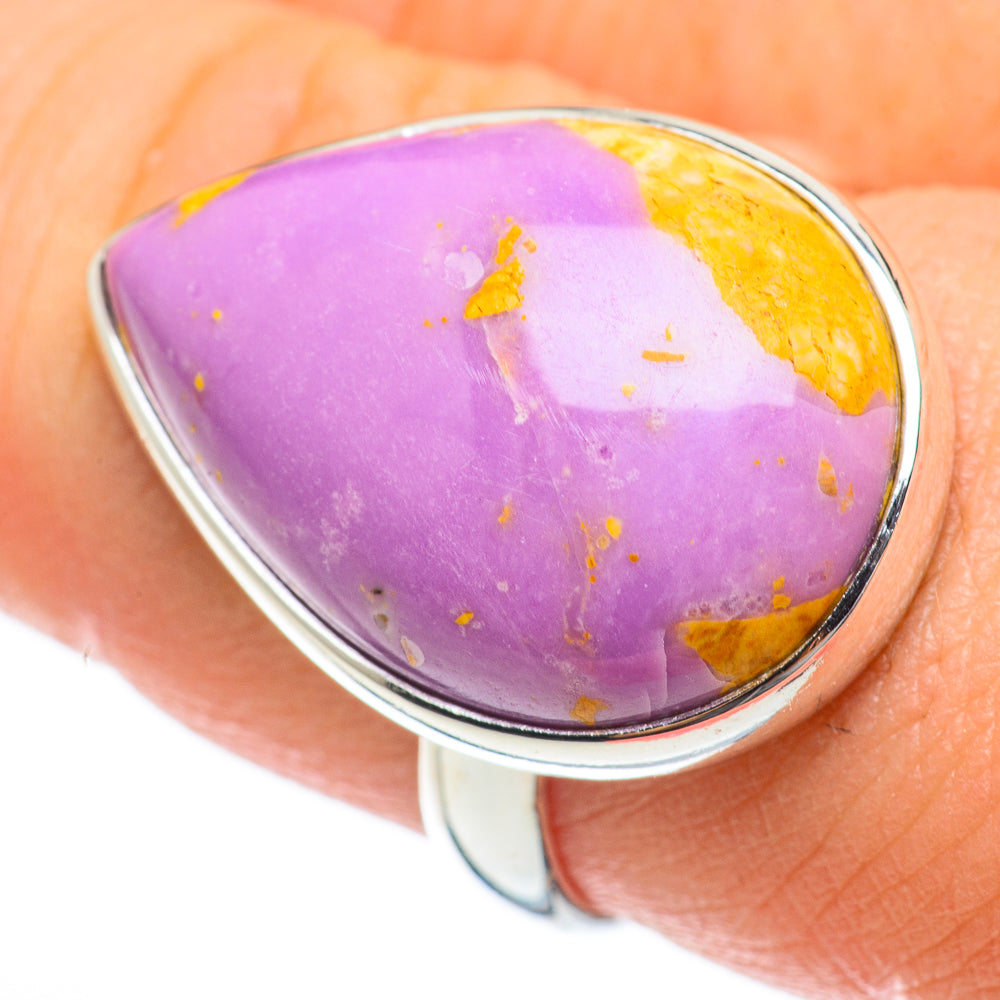 Phosphosiderite Rings handcrafted by Ana Silver Co - RING60404