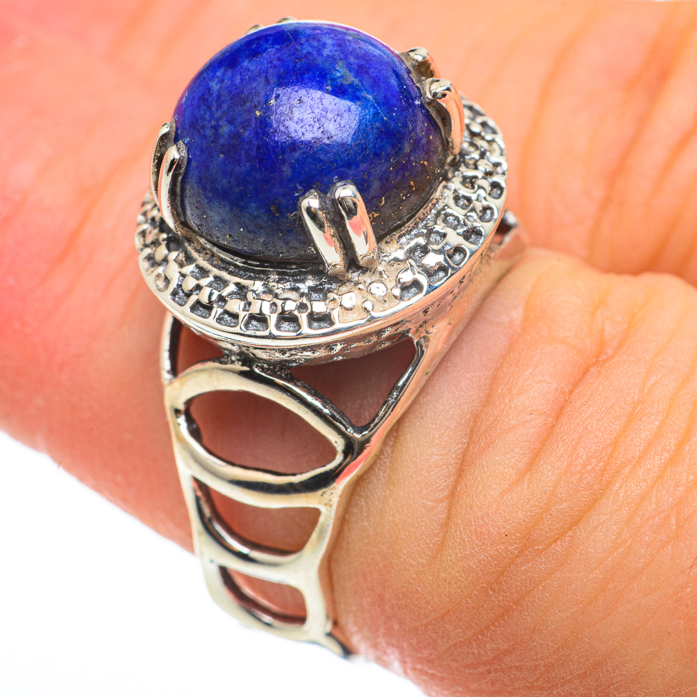 Lapis Lazuli Rings handcrafted by Ana Silver Co - RING60415