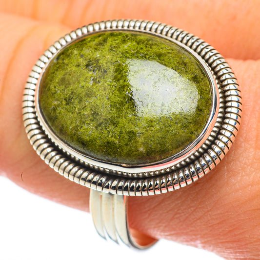 Rainforest Jasper Rings handcrafted by Ana Silver Co - RING60422