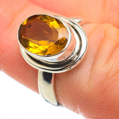 Citrine Rings handcrafted by Ana Silver Co - RING60427