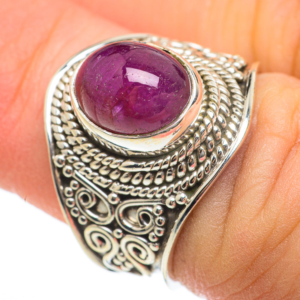 Pink Tourmaline Rings handcrafted by Ana Silver Co - RING60430