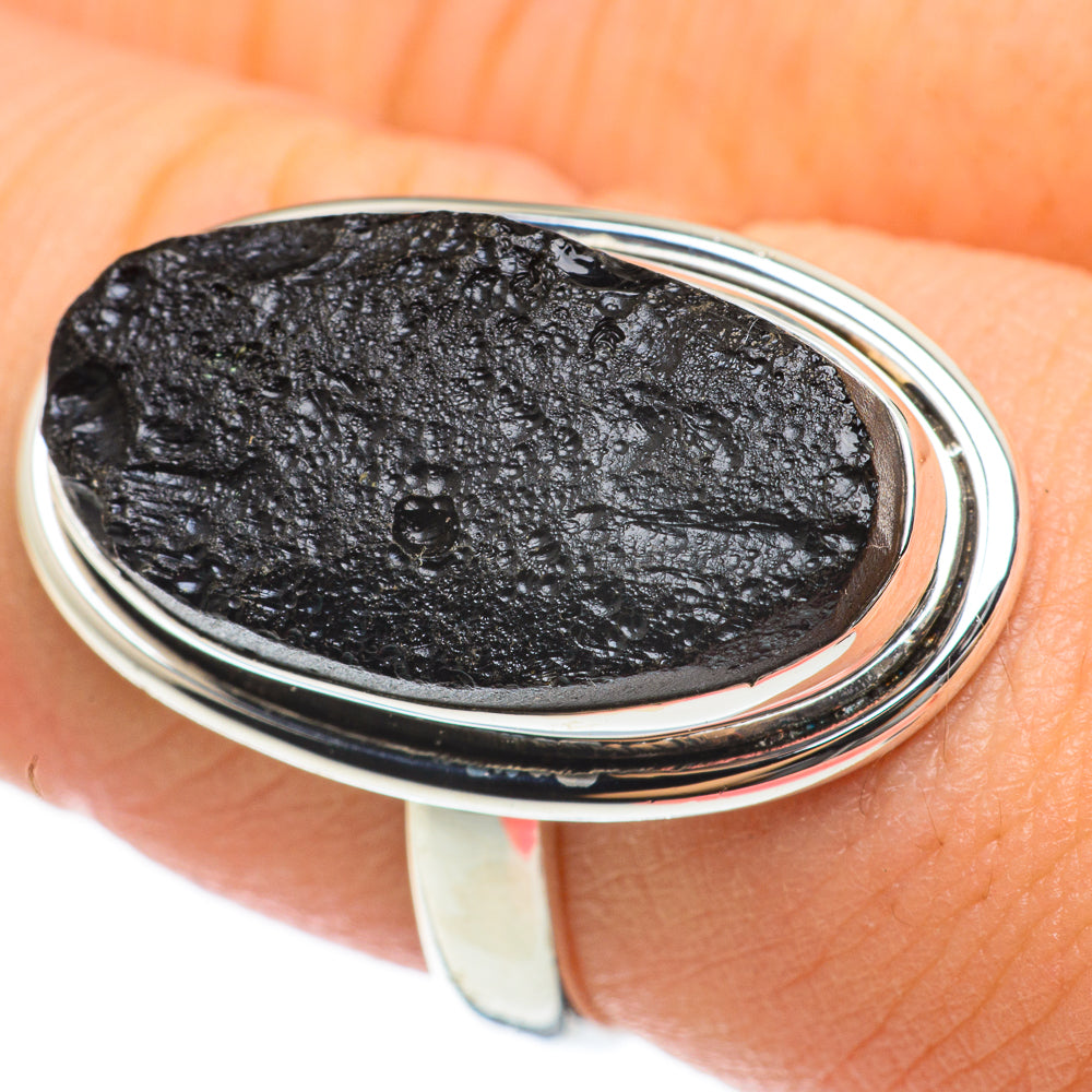 Tektite Rings handcrafted by Ana Silver Co - RING60435