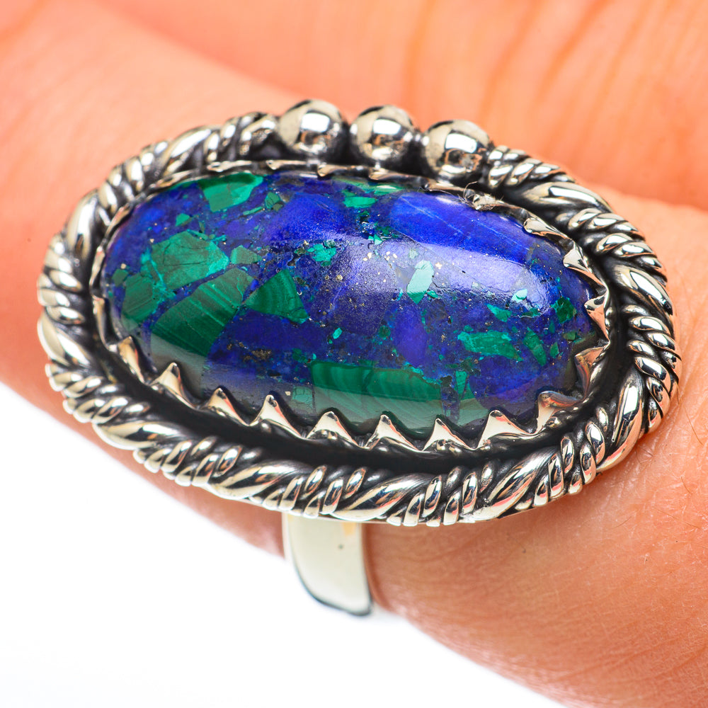 Azurite Rings handcrafted by Ana Silver Co - RING60440
