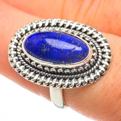 Lapis Lazuli Rings handcrafted by Ana Silver Co - RING60446
