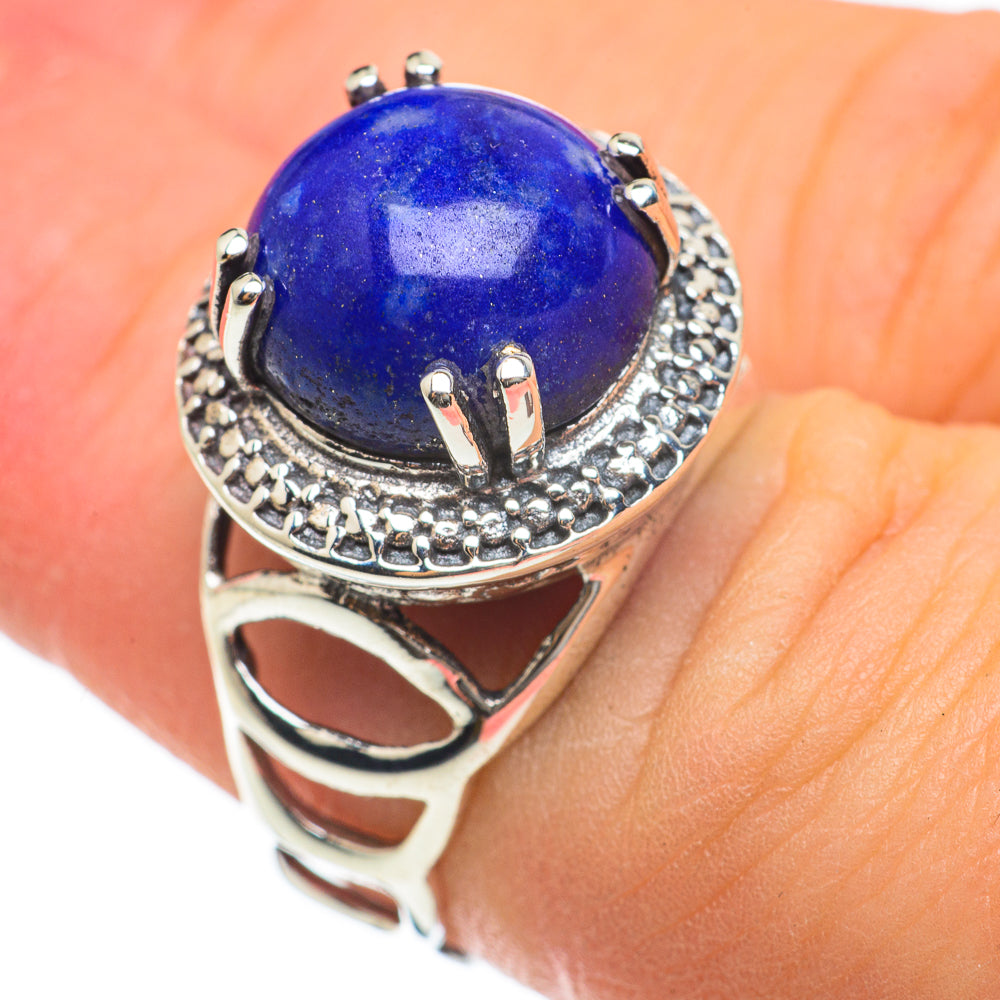 Lapis Lazuli Rings handcrafted by Ana Silver Co - RING60449