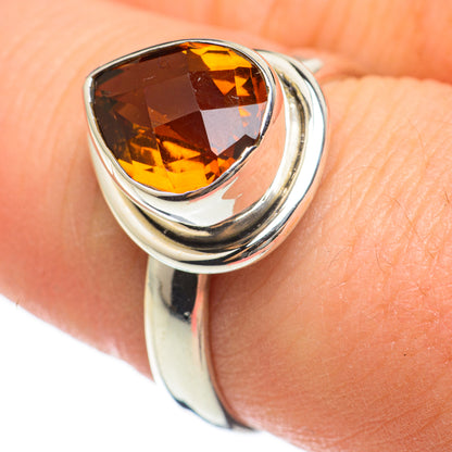 Citrine Rings handcrafted by Ana Silver Co - RING60455