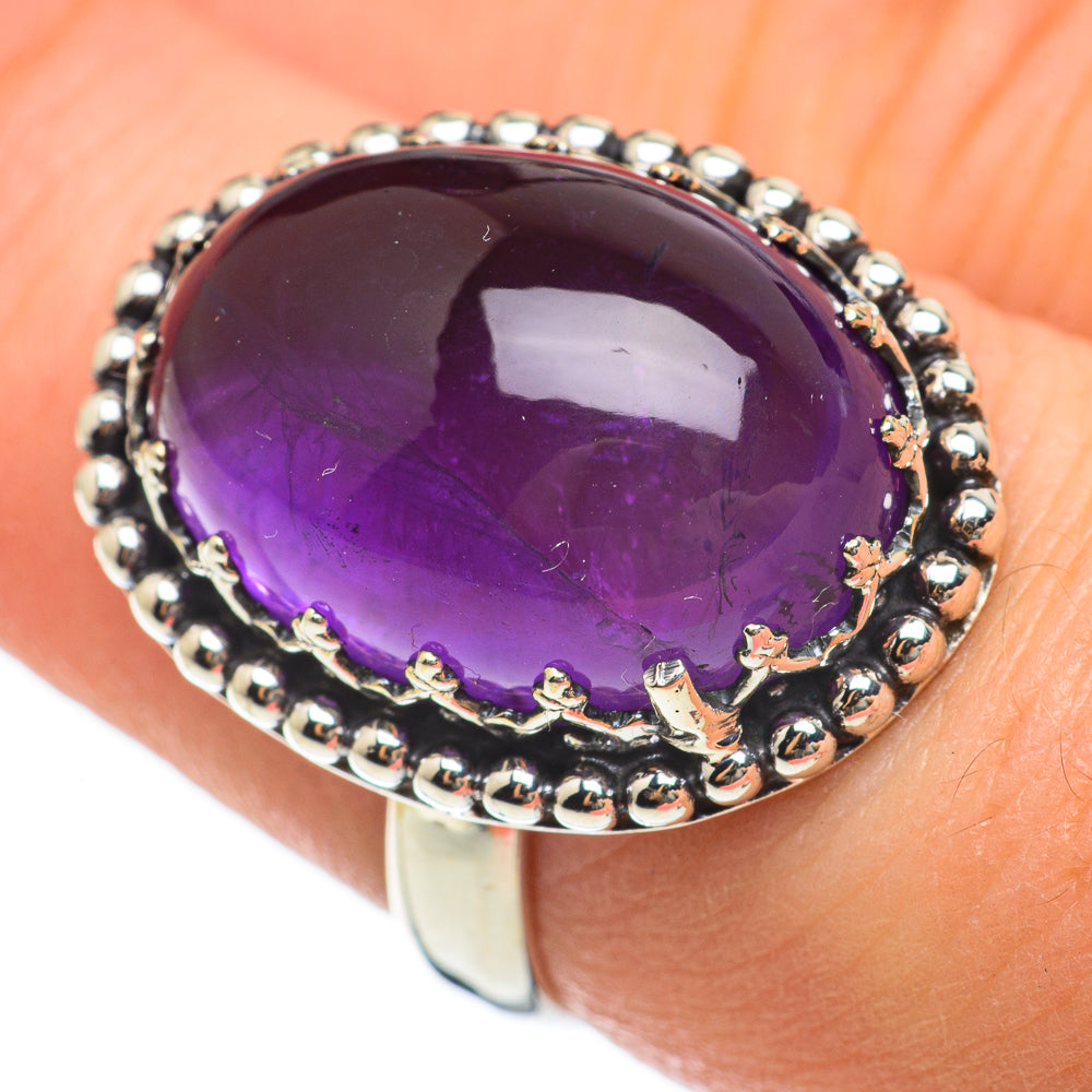 Amethyst Rings handcrafted by Ana Silver Co - RING60461