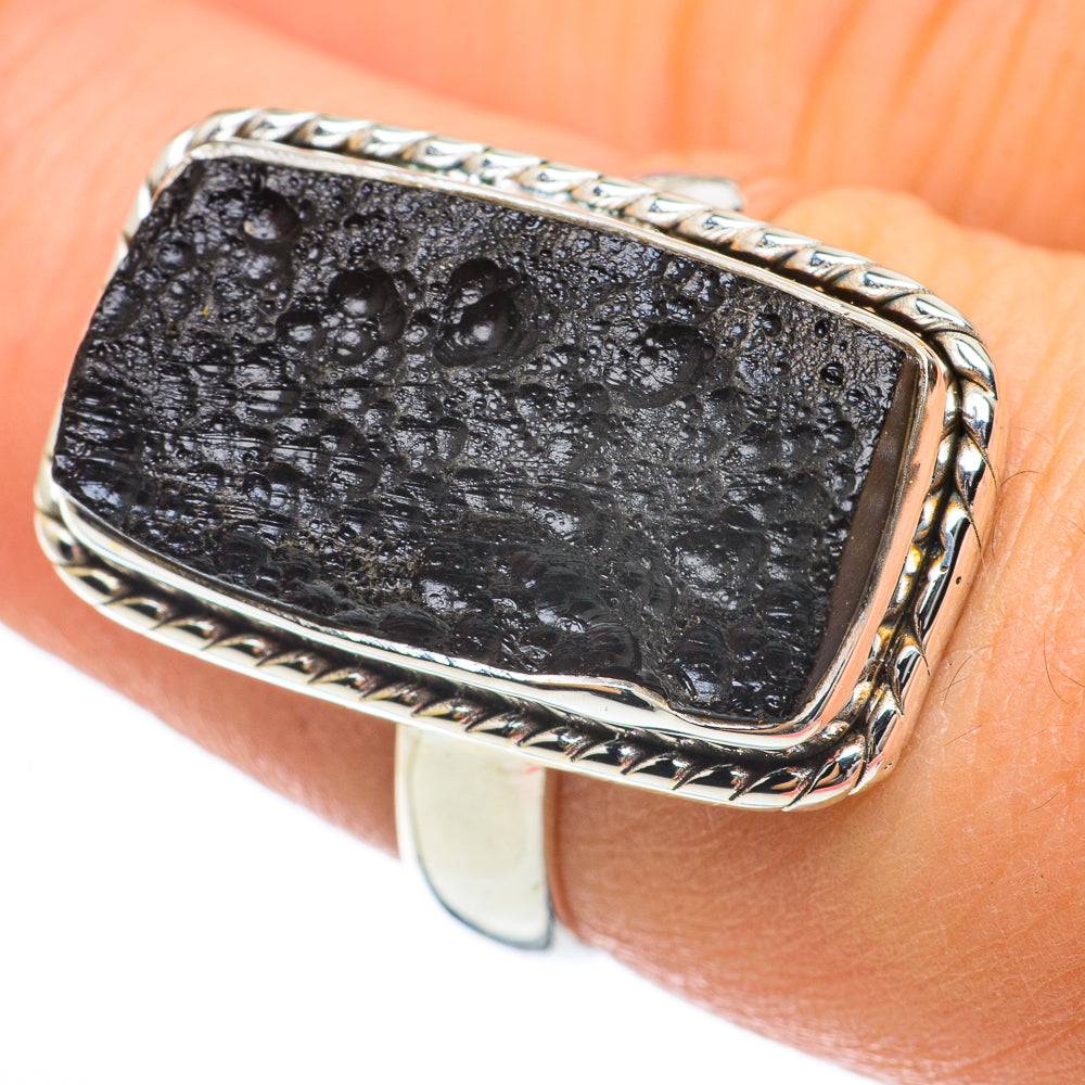 Tektite Rings handcrafted by Ana Silver Co - RING60462