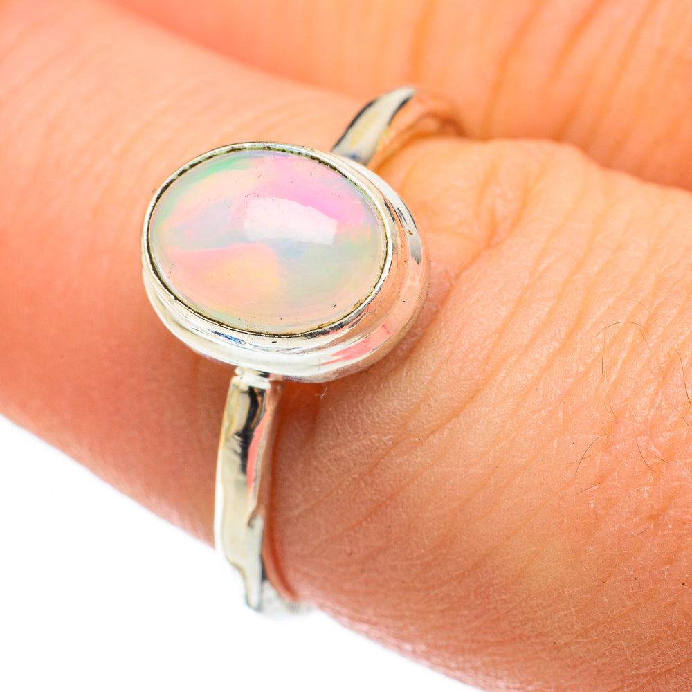 Ethiopian Opal Rings handcrafted by Ana Silver Co - RING60467