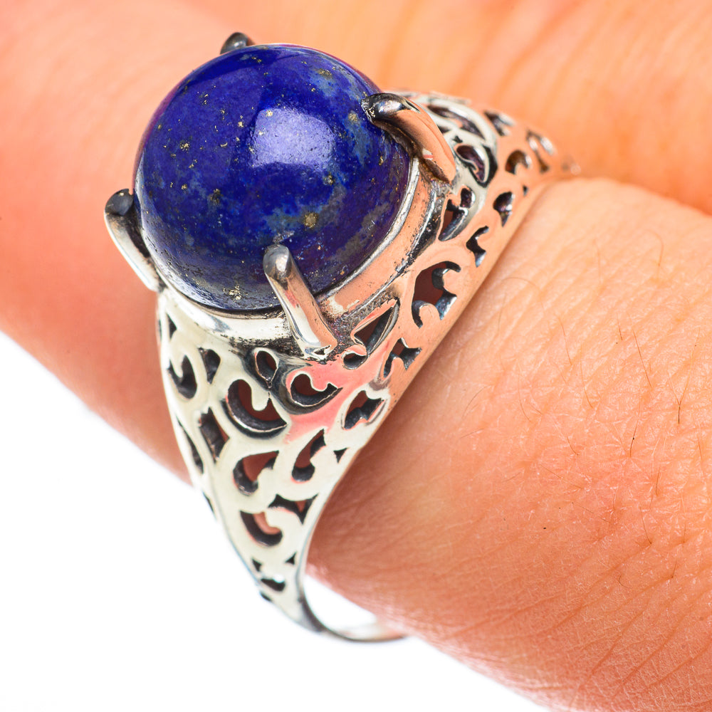 Lapis Lazuli Rings handcrafted by Ana Silver Co - RING60469