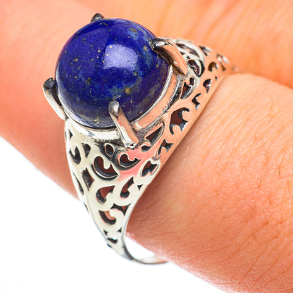 Lapis Lazuli Rings handcrafted by Ana Silver Co - RING60469