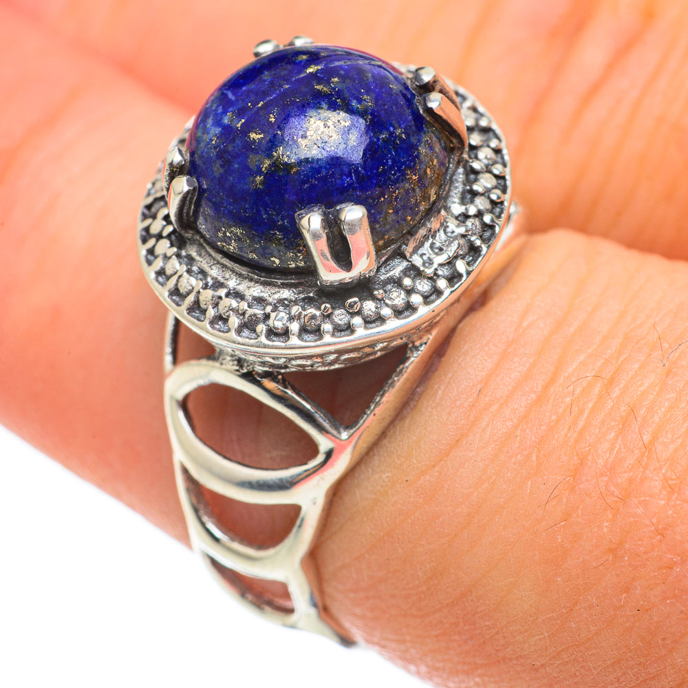 Lapis Lazuli Rings handcrafted by Ana Silver Co - RING60471