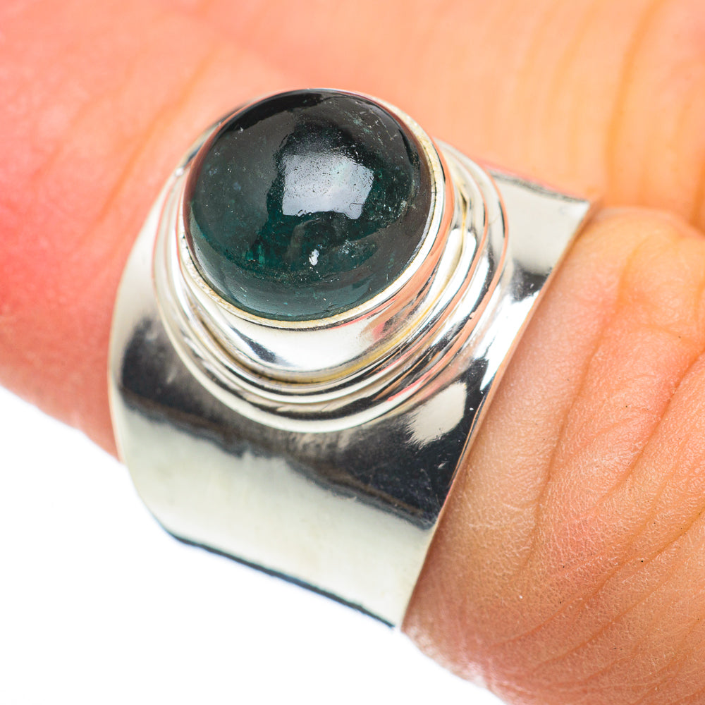 Green Tourmaline Rings handcrafted by Ana Silver Co - RING60472