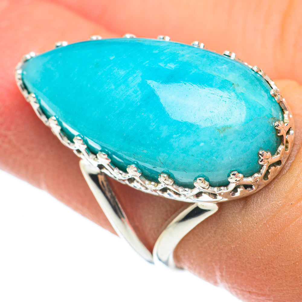 Larimar Rings handcrafted by Ana Silver Co - RING60473
