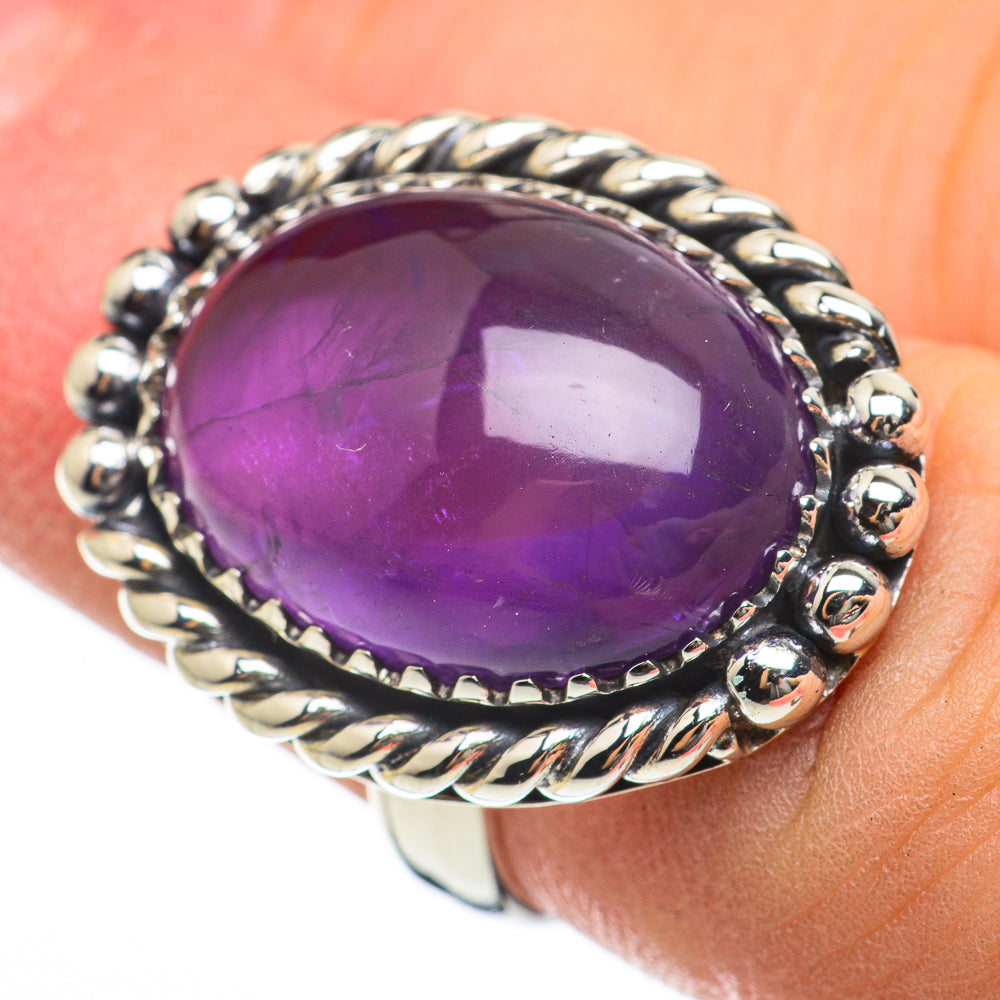 Amethyst Rings handcrafted by Ana Silver Co - RING60482