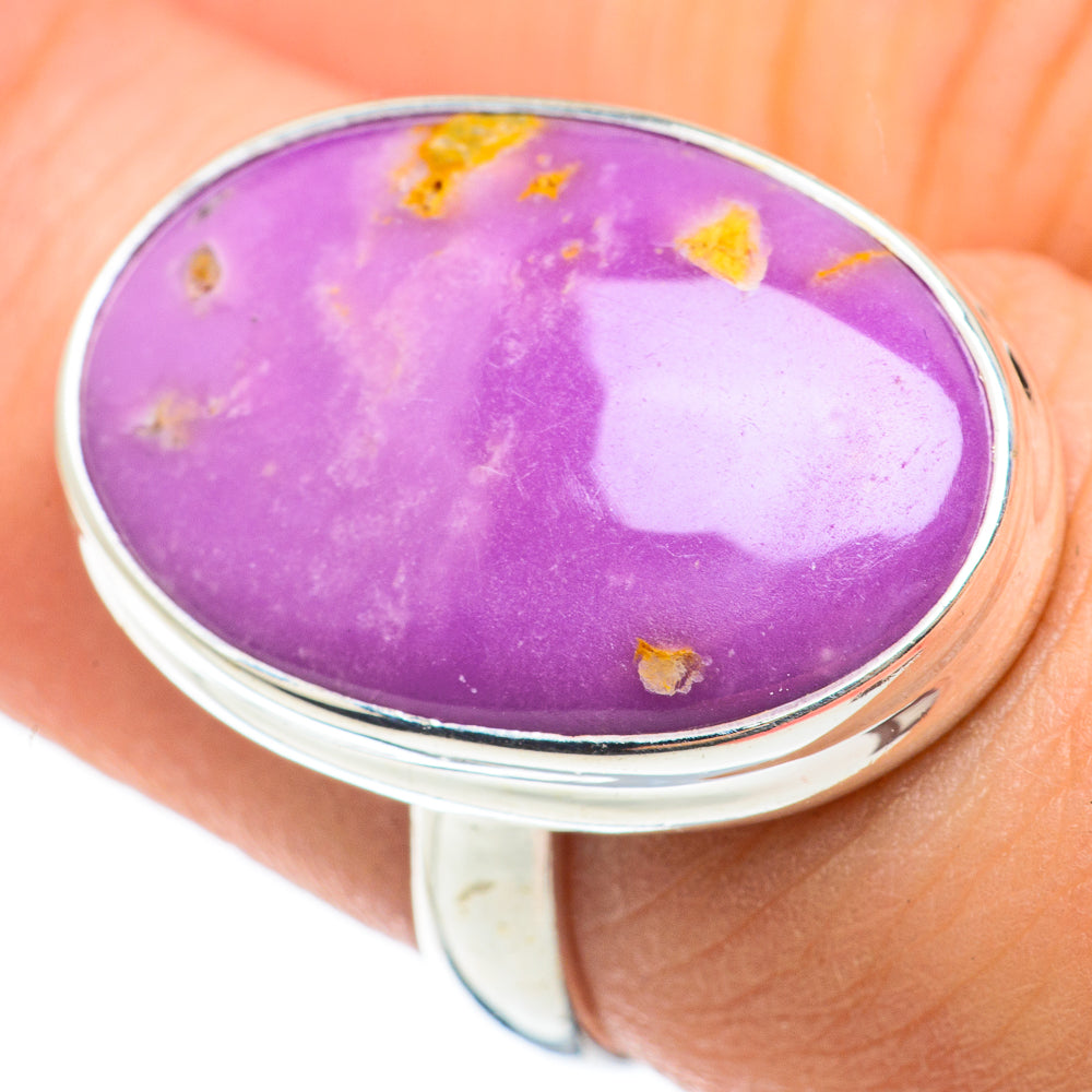 Phosphosiderite Rings handcrafted by Ana Silver Co - RING60484