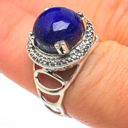 Lapis Lazuli Rings handcrafted by Ana Silver Co - RING60495