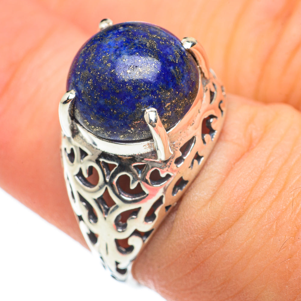 Lapis Lazuli Rings handcrafted by Ana Silver Co - RING60496