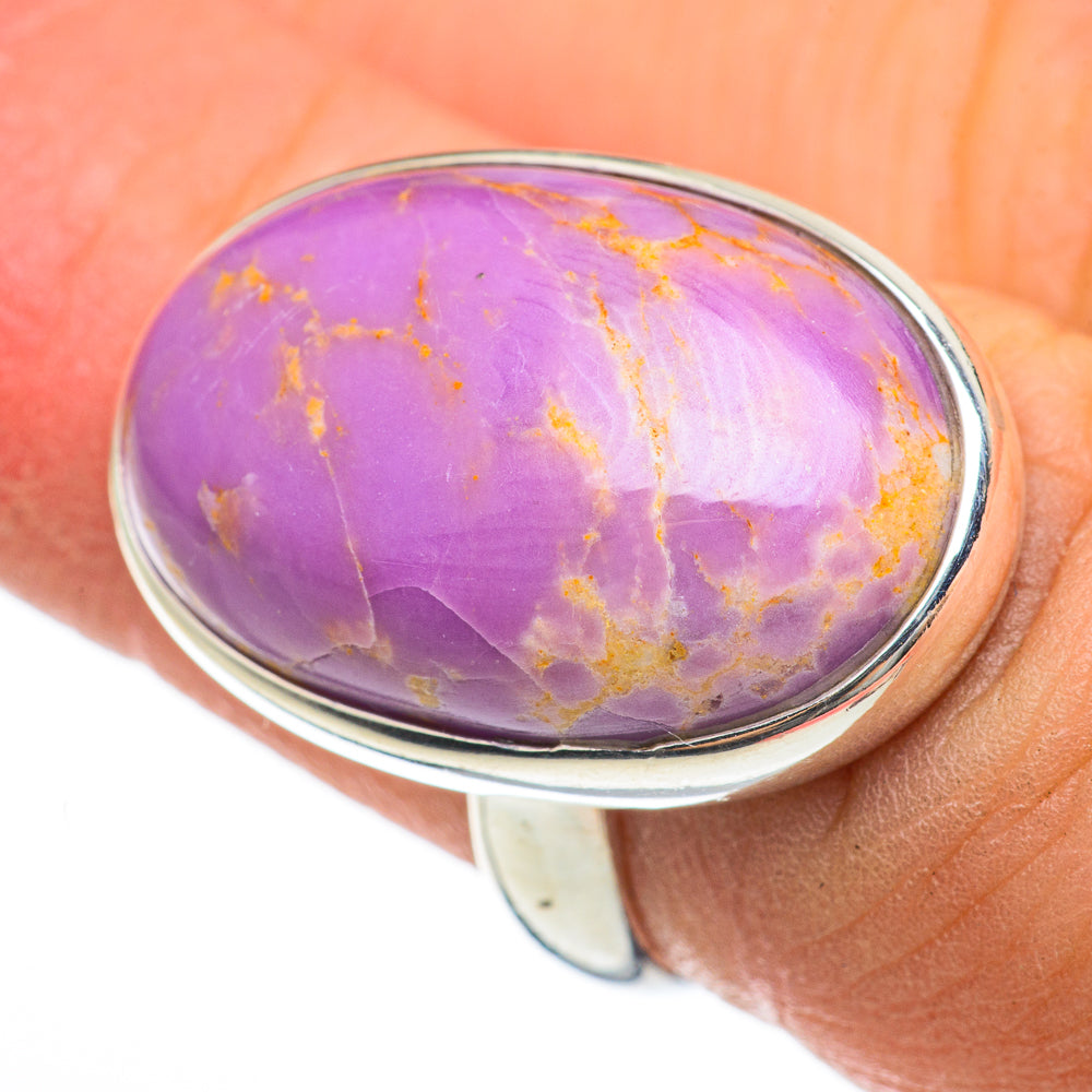 Phosphosiderite Rings handcrafted by Ana Silver Co - RING60506
