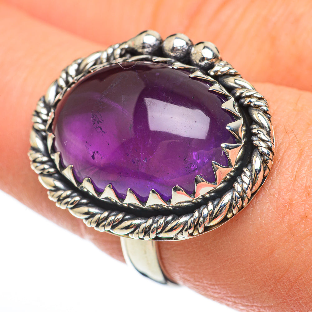 Amethyst Rings handcrafted by Ana Silver Co - RING60508