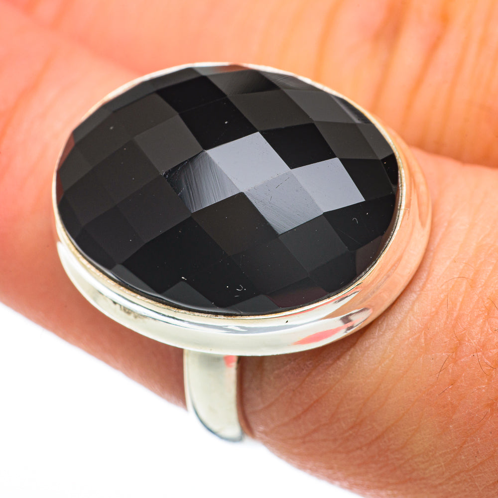 Black Onyx Rings handcrafted by Ana Silver Co - RING60509