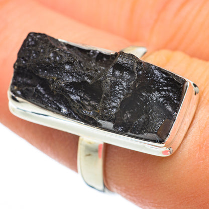 Tektite Rings handcrafted by Ana Silver Co - RING60510