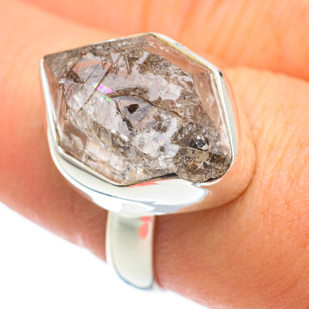 Herkimer Diamond Rings handcrafted by Ana Silver Co - RING60512