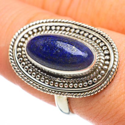 Lapis Lazuli Rings handcrafted by Ana Silver Co - RING60516