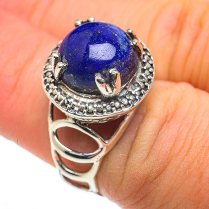 Lapis Lazuli Rings handcrafted by Ana Silver Co - RING60518
