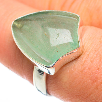 Green Fluorite Rings handcrafted by Ana Silver Co - RING60519
