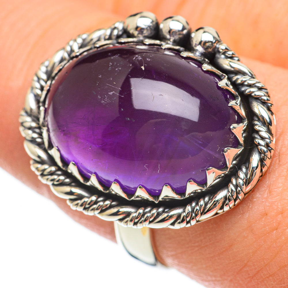Amethyst Rings handcrafted by Ana Silver Co - RING60530