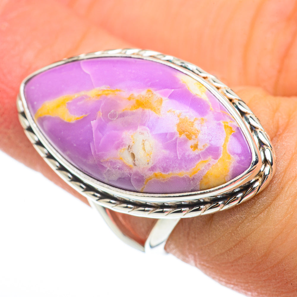 Phosphosiderite Rings handcrafted by Ana Silver Co - RING60531