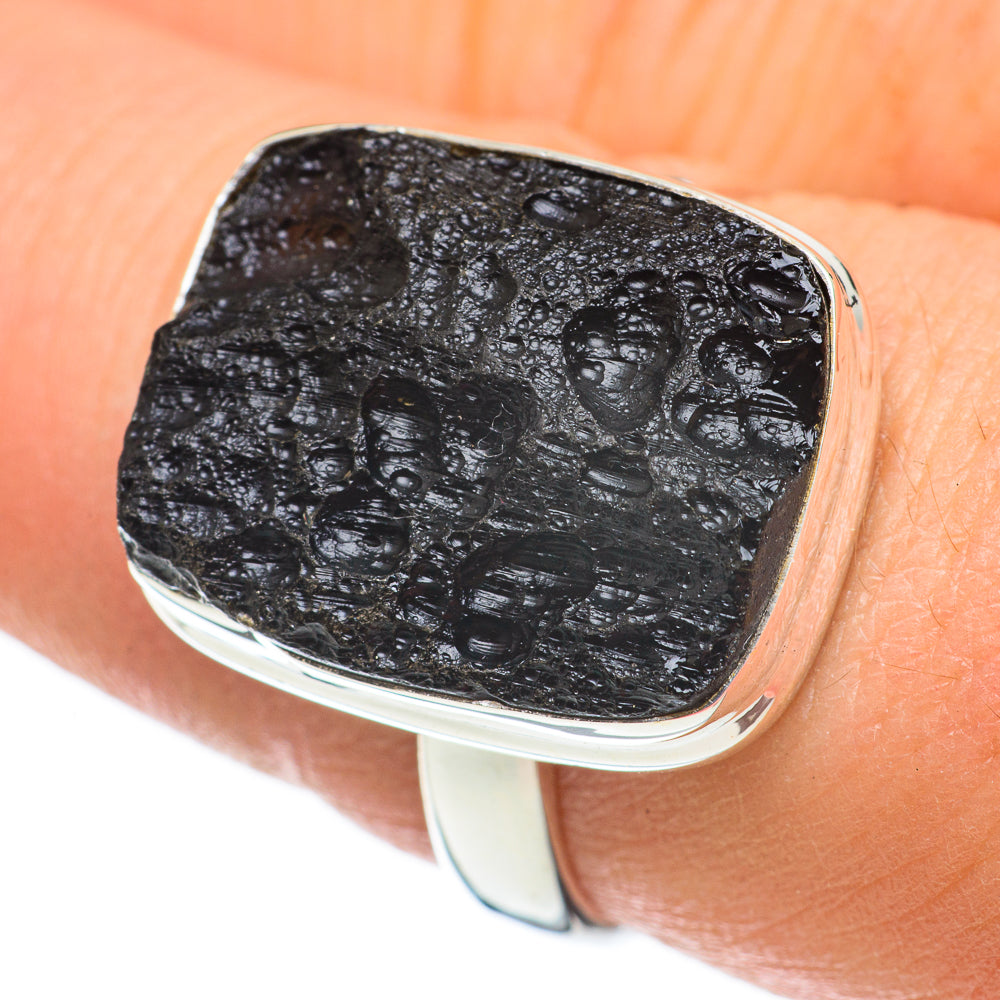 Tektite Rings handcrafted by Ana Silver Co - RING60532