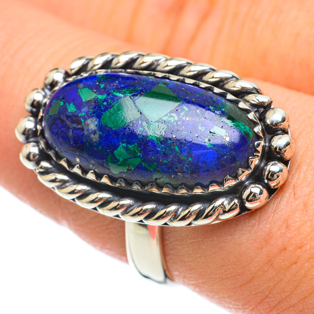Azurite Rings handcrafted by Ana Silver Co - RING60536