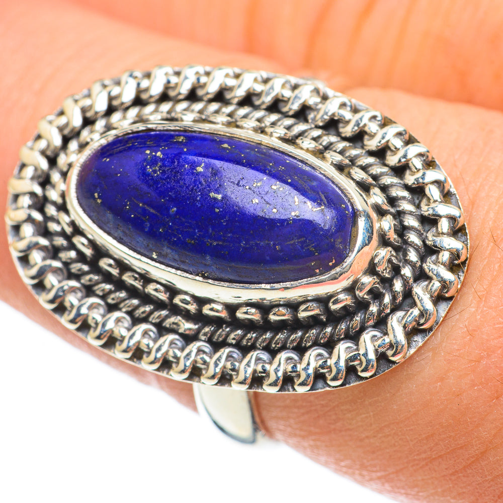 Lapis Lazuli Rings handcrafted by Ana Silver Co - RING60539