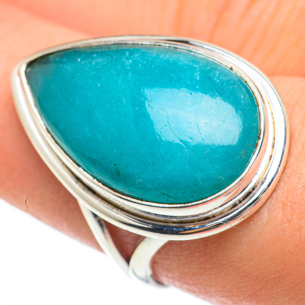 Larimar Rings handcrafted by Ana Silver Co - RING60543