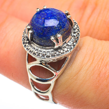 Lapis Lazuli Rings handcrafted by Ana Silver Co - RING60544