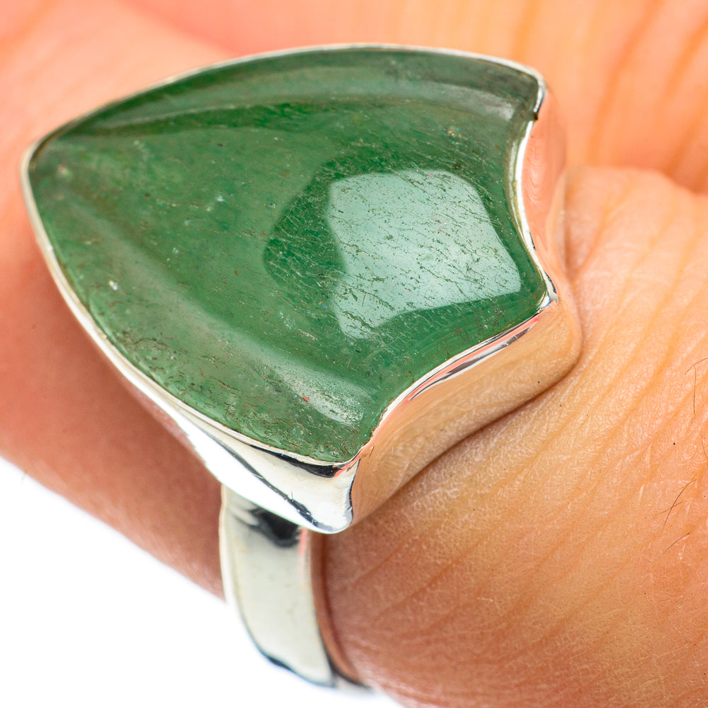 Green Aventurine Rings handcrafted by Ana Silver Co - RING60546
