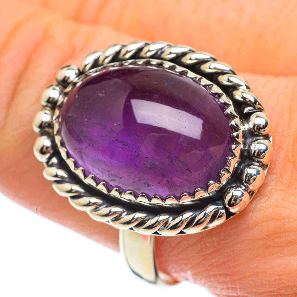 Amethyst Rings handcrafted by Ana Silver Co - RING60553